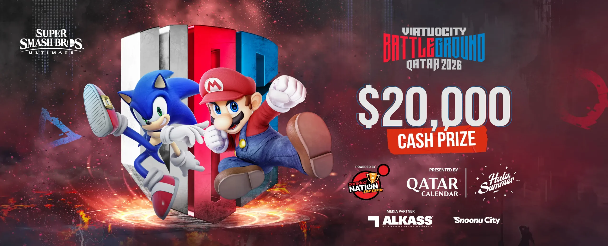 Super Smash Bros Ultimate tournament banner